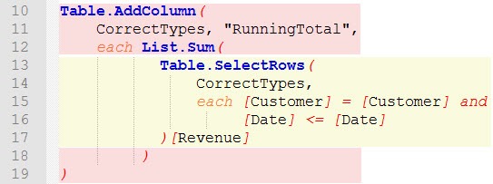Complete code from the advanced editor, Power Query, Power BI Desktop