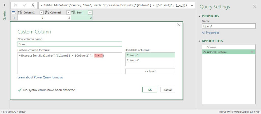 Adding the "current row" to the environment of Expression.Evaluate, Power Query, Power BI Desktop