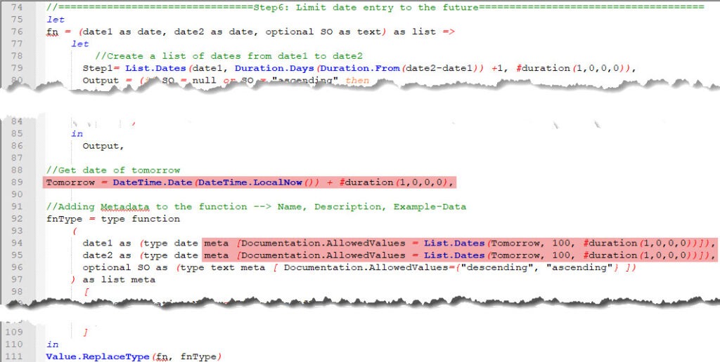 Define date values dynamically for the future, Power Query, Power BI Desktop